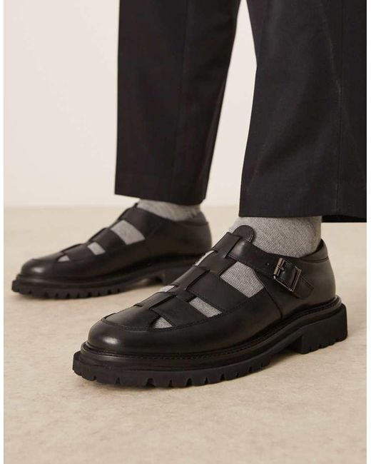 ASOS Black Mary Janes for men