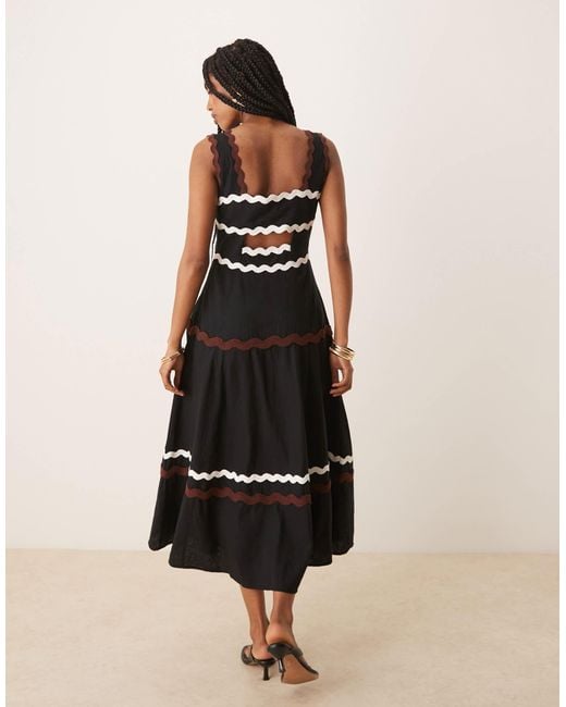 Nobody's Child Black – acacia – midikleid