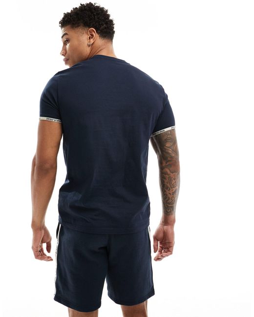 Bodywear - t-shirt à logo Emporio Armani pour homme en coloris Blue