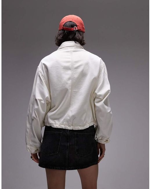 Levi's Gray Denim Utility Jacket