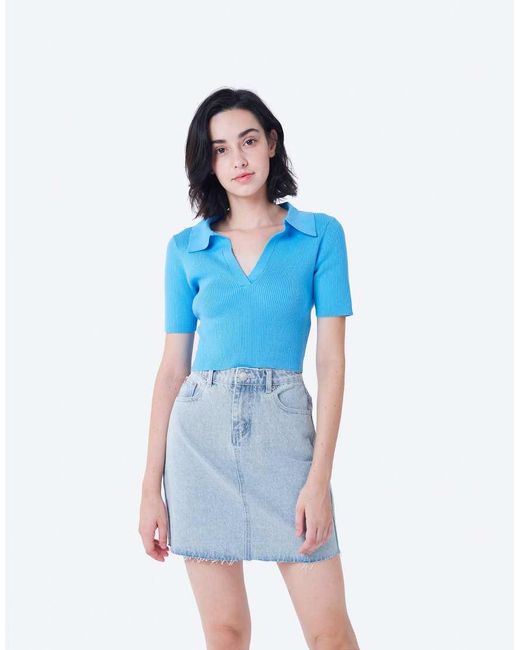 Glamorous Blue Denim Mini Skirts