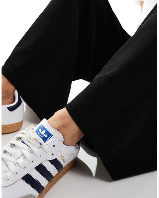 Vero Moda Black – hose aus jersey-krepp