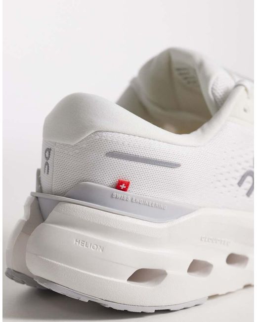 On Shoes White Cloudrunner 3 Running Trainers for men