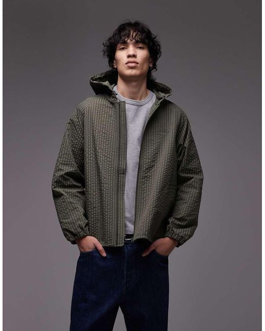 Gramicci Gray Northside Utility Hooded Jacket for men
