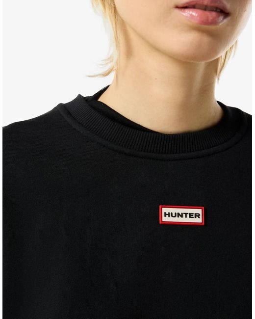 Hunter Black Rl Essentials Crew Sweatshirt