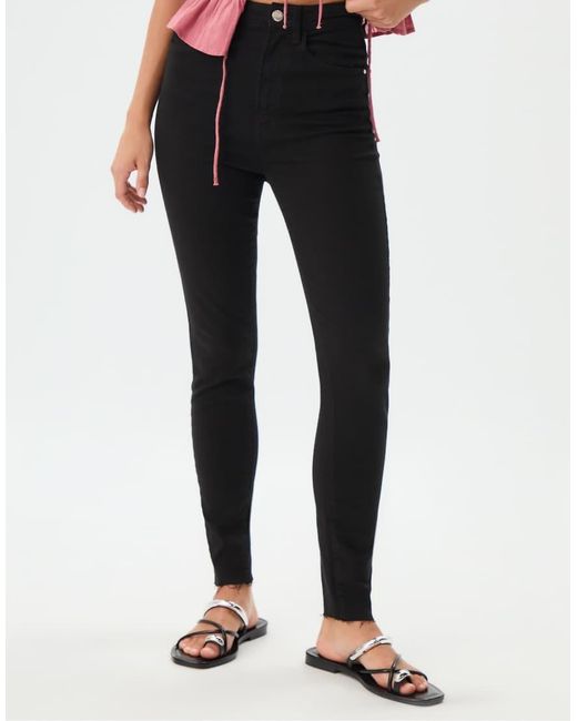 Stradivarius Red Tall Super High-Waist Jeans