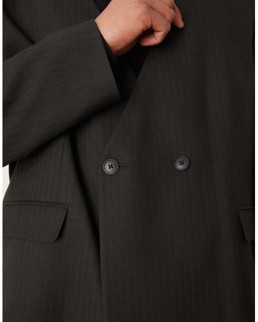 ASOS Black Boxy Suit Jacket for men