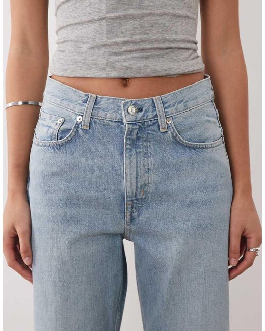 ARKET Blue Violet Slim Balloon Jeans
