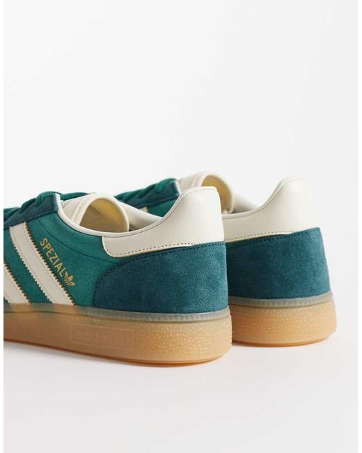 Adidas Originals Green Handball Spezial Trainers for men
