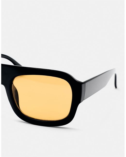 Occhiali Da Sole Squadrati Neri di Pull&Bear in Natural
