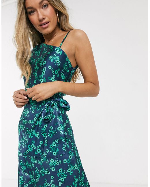 raina printed midi dress