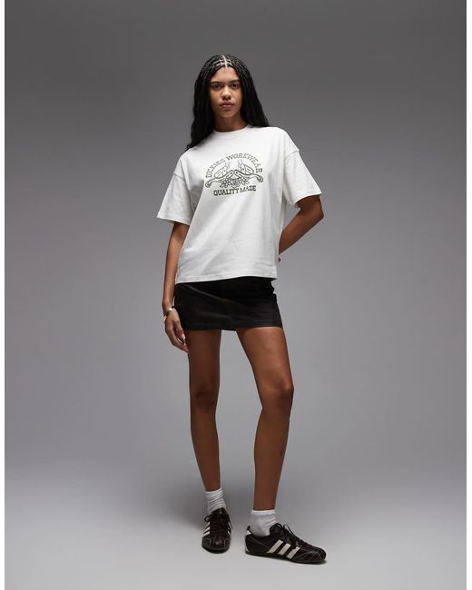Dickies White Bettsville Baby Tee
