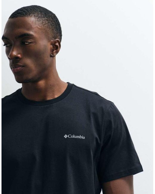 Columbia Black Csc Basic T-shirt for men