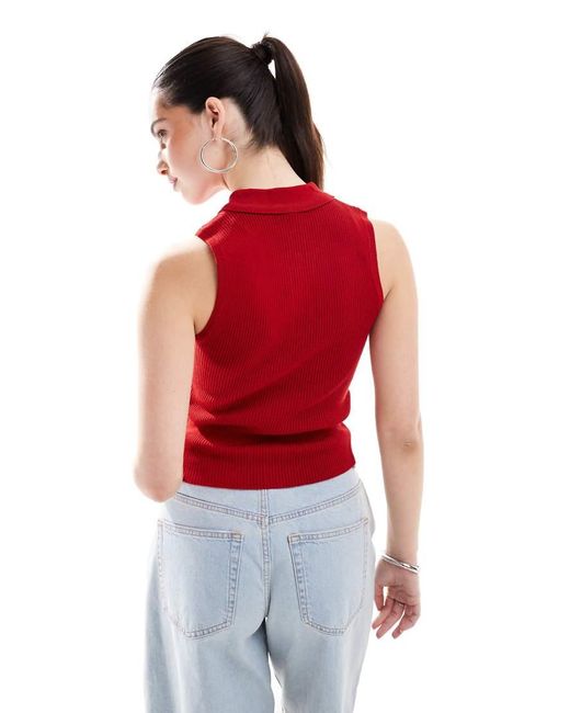 Polo di ONLY in Red
