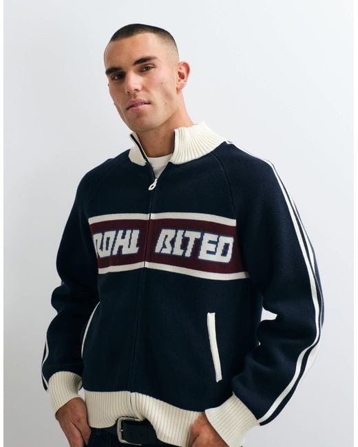 Veste Prohibited pour homme en coloris Blue