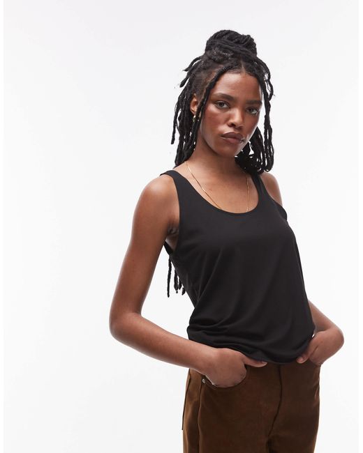 TOPSHOP White – lockeres trägertop