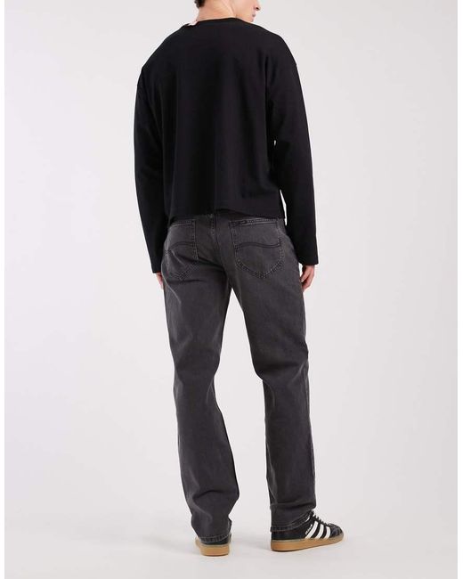 Lee Jeans Black West Straight Leg Jeans for men