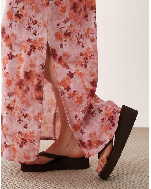 Mango Pink Teen Maxi Skirt Co-Ord