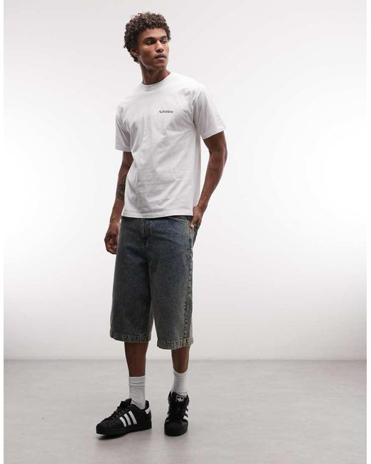 No Problemo Gray 100% Cotton Logo T-shirt With 'trip Advisor' Back Print for men