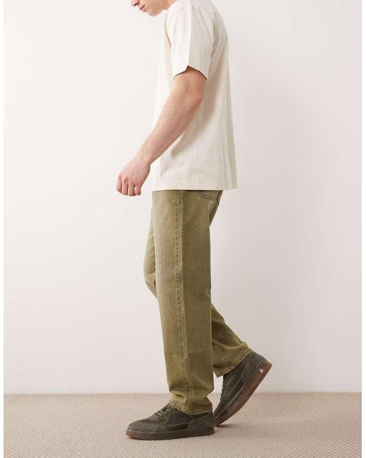 ASOS Natural Straight Jeans for men