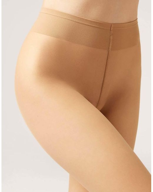 Calzedonia White 20 Denier Sheer Matt Tights