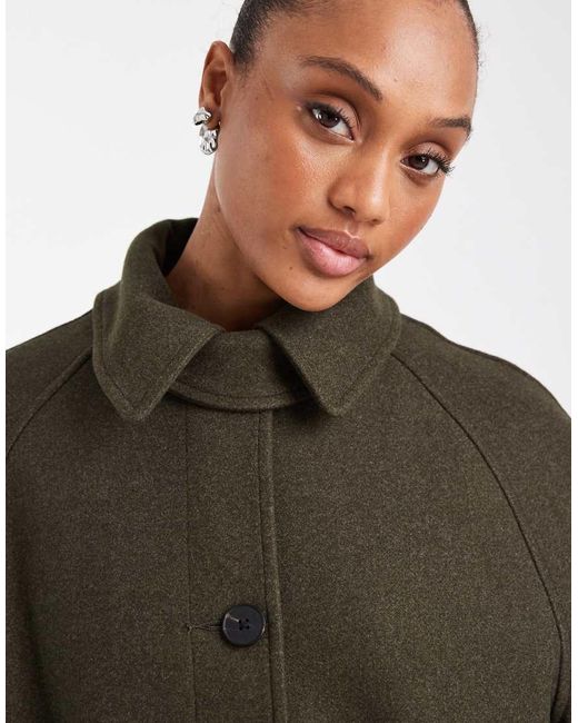 ASOS Black Asos Design Tall Longline Car Coat