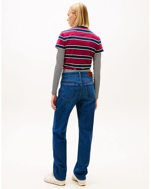 Tommy Hilfiger Blue – schmal und gerade geschnittene jeans