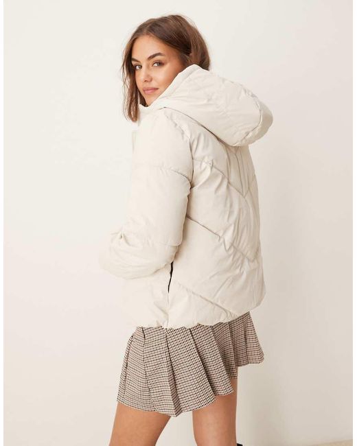 Jdy Natural Short Puffer Jacket