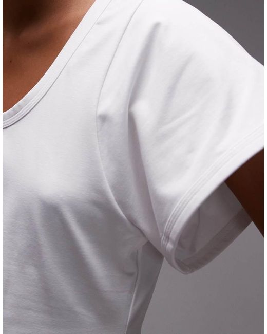 & Other Stories White T-shirt With Wide Sleeves