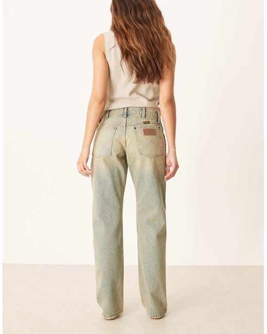 Wrangler Natural Low Rise Cowboy Straight Fit Jean