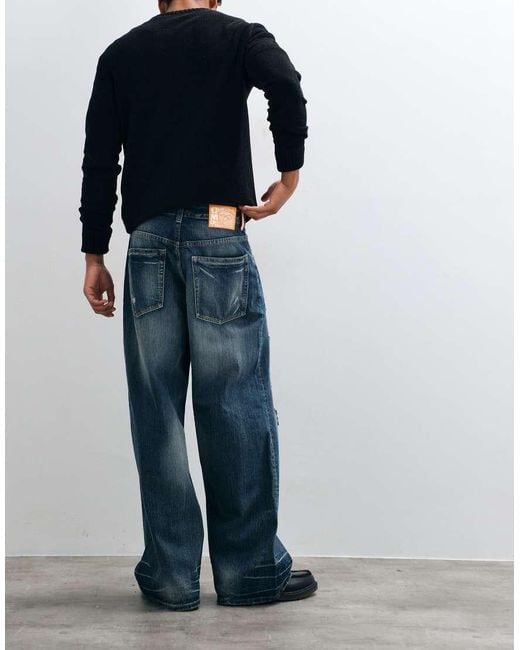 Cheap Monday Blue Looser baggy Jeans for men