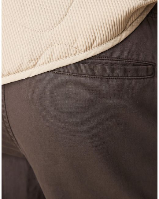 Abercrombie & Fitch Natural Loose Pull On Trousers for men