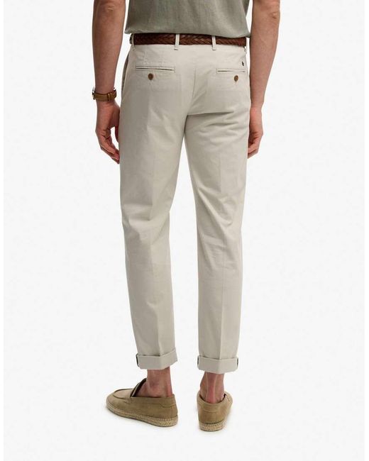 Superdry White Premium Regular Chinos for men