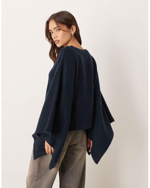 ASOS Blue Knitted Cape