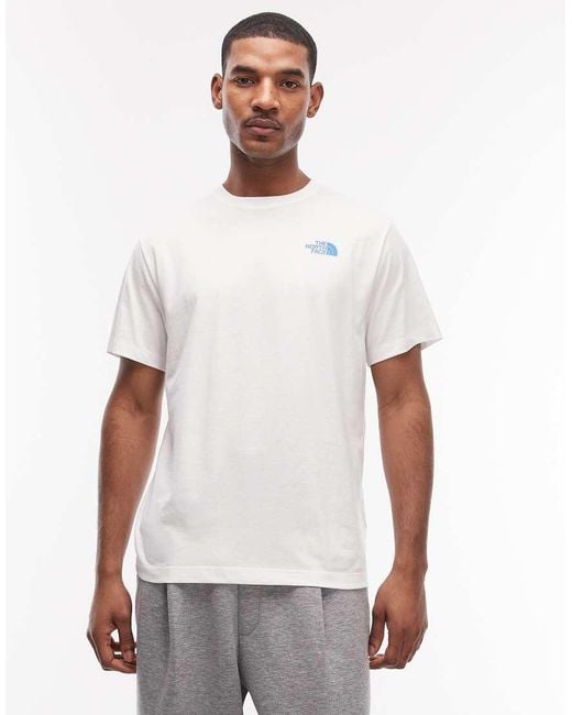 The North Face White Mountain Sketch Backprint T-shirt for men