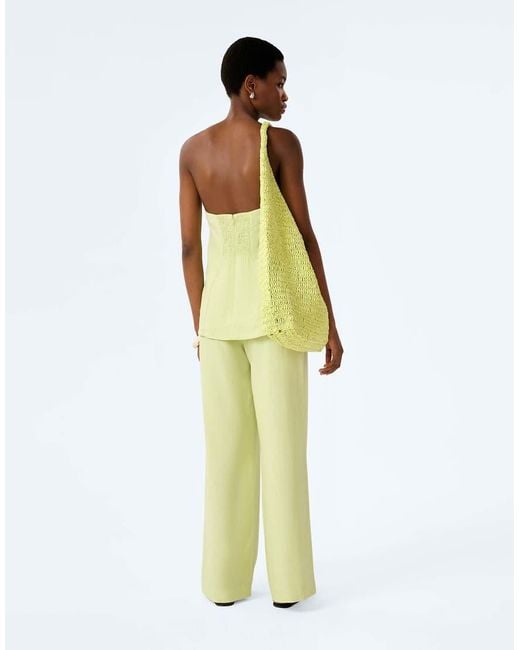 OMNES White Birch Linen Trouser