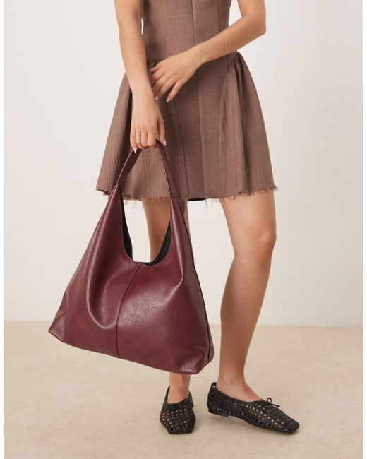 ASOS Brown Large Scoop Tote Bag