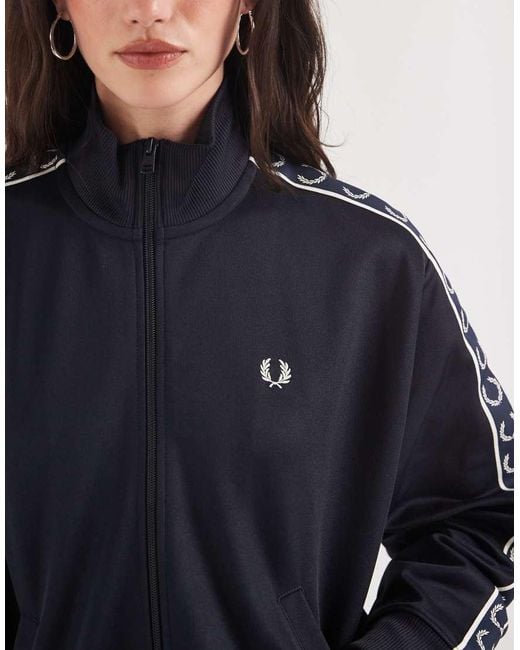 Fred Perry Blue Taped Track Jacket