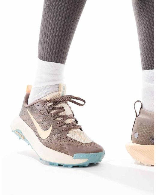 Nike Brown Reactx Pegasus Trail 5 Gore-Tex Trainers
