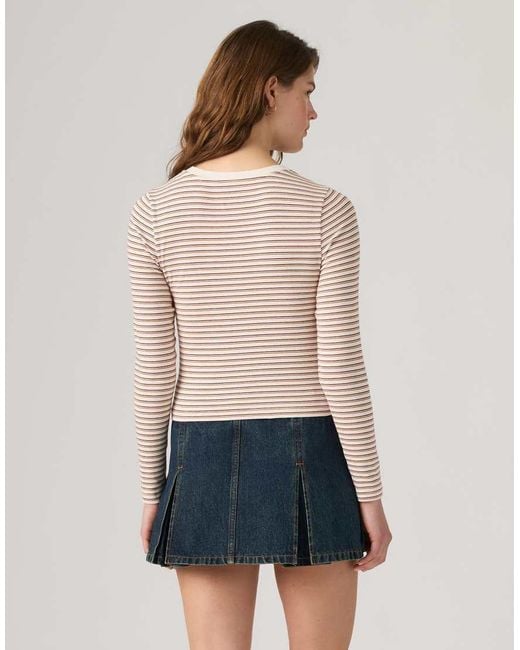 Levi's Blue Essential Baby Long-Sleeve Tee