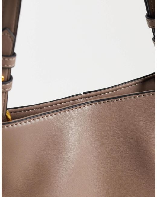 ASOS Brown Drawstring Tote Bag