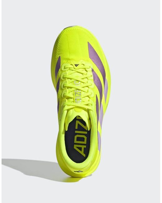Adidas Originals Yellow Adizero Evo Sl Running Shoes