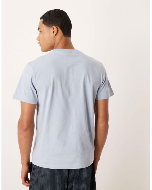 ASOS White T-shirt With High Build Text Graphic for men