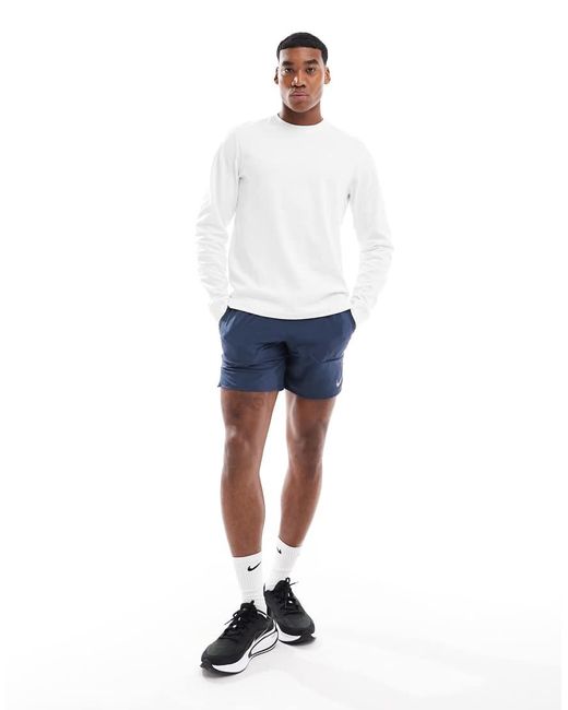 Nike White Dri-fit Long Sleeve Top for men