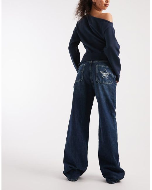 Tommy Hilfiger Blue Tommy Girl Baggy Carpenter Jean