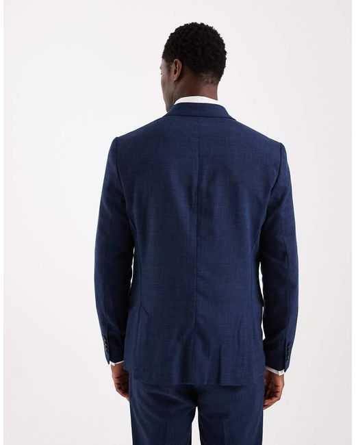 SELECTED Blue Slim Fit Blazer for men