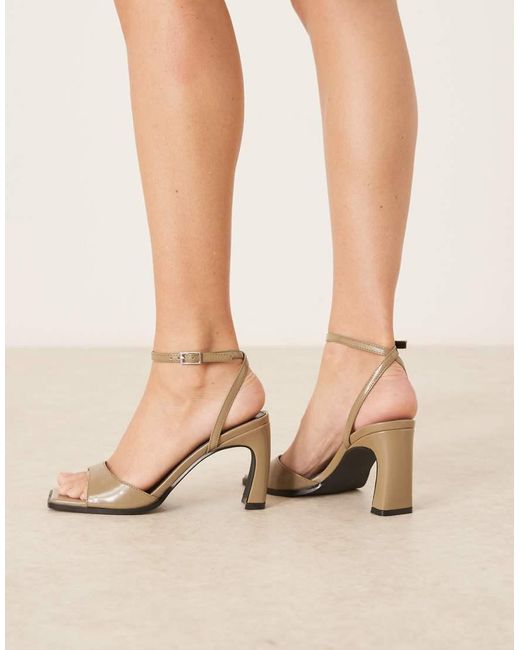 Raid Natural Novie Heeled Sandals