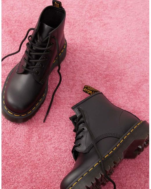 Dr. Martens Black 101 Bex 6 Eye Boots