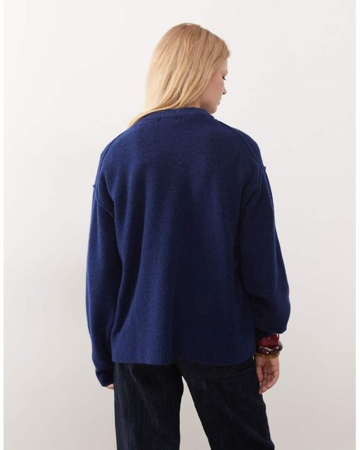 Weekday Blue Wool Blend Jumper