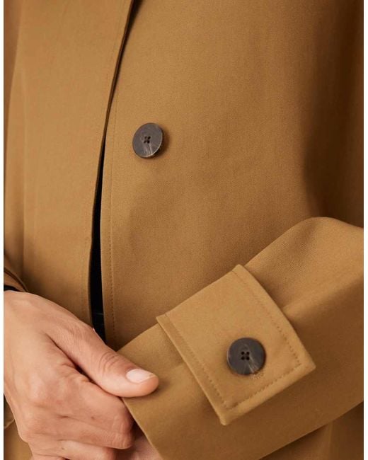 Mango Natural Capsule 100% Cotton Trench Coat